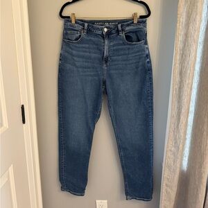 American Eagle Stretch High Rise Mom Jean - Size 12 Long